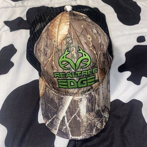 Realtree Edge Camo Hunting Hat Mesh Back Snapback Cap Adjustable Camouflage